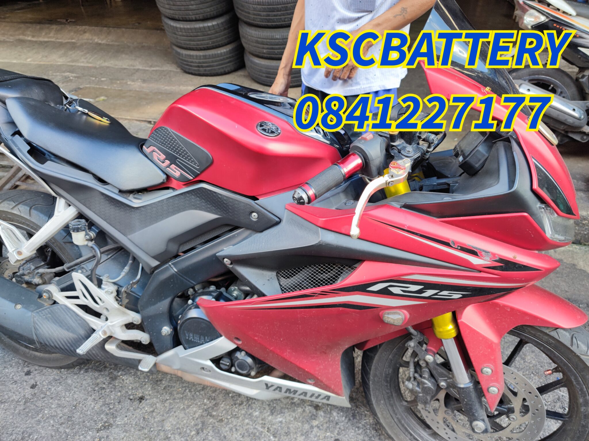 Battery Yamaha R15 BatteryKSC TEL 0841227177